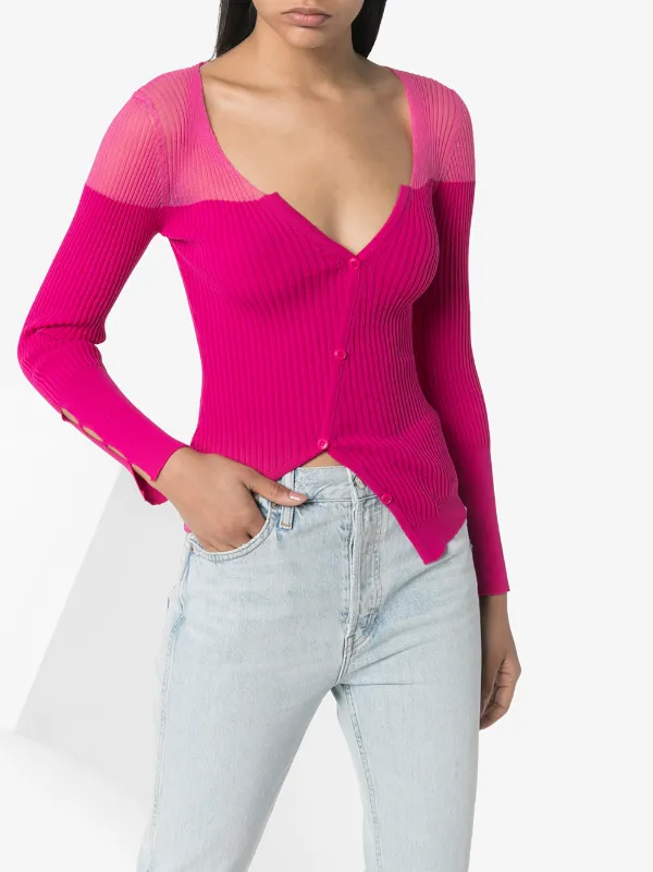le cardigan tordu jacquemus