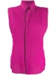 Image 1 of AMI Paris concealed fastening sleeveless shirt