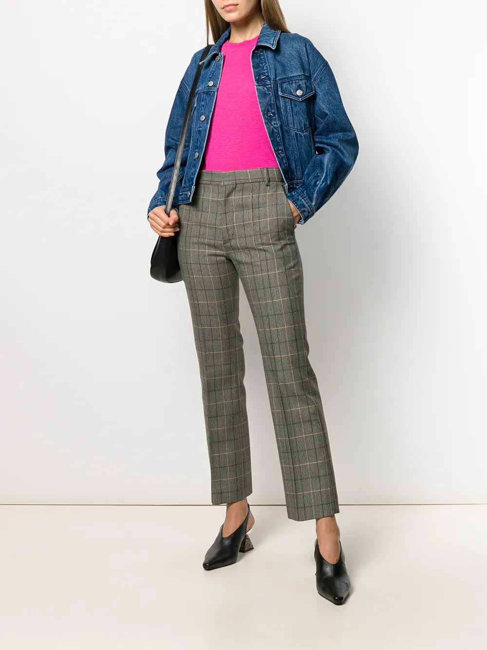Image 2 of AMI Paris boxy-fit denim jacket