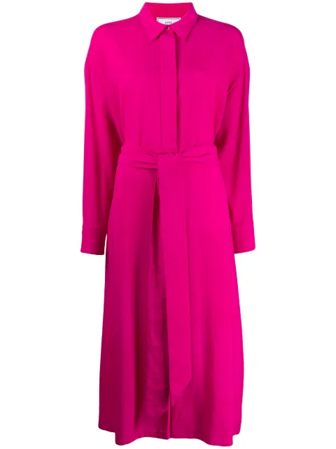 AMI Paris shirt collar belted jumpsuit