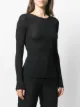 AMI Paris crew neck ribbed jumper