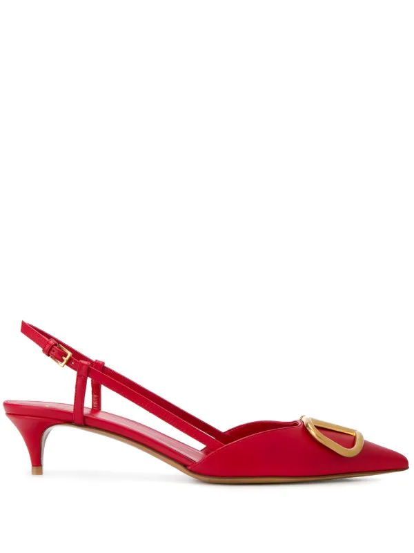 red slingback
