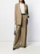 Image 2 of AMI Paris wide fit pleated trousers