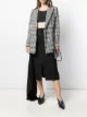 Image 2 of AMI Paris gingham buttonless long blazer