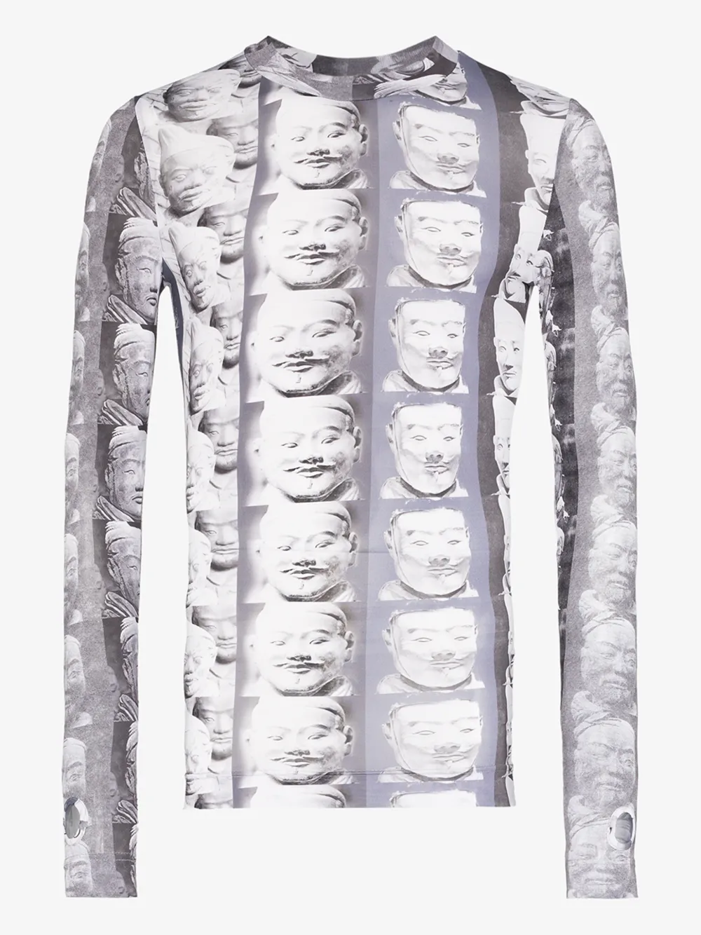 PRONOUNCE STATUE PRINT T-SHIRT,PRSS20TP001E14374336