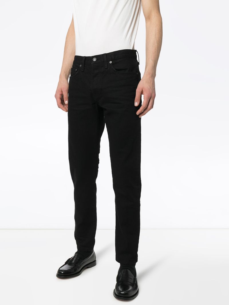 Shop Re/done Jeans Mit Schmalem Bein In Black