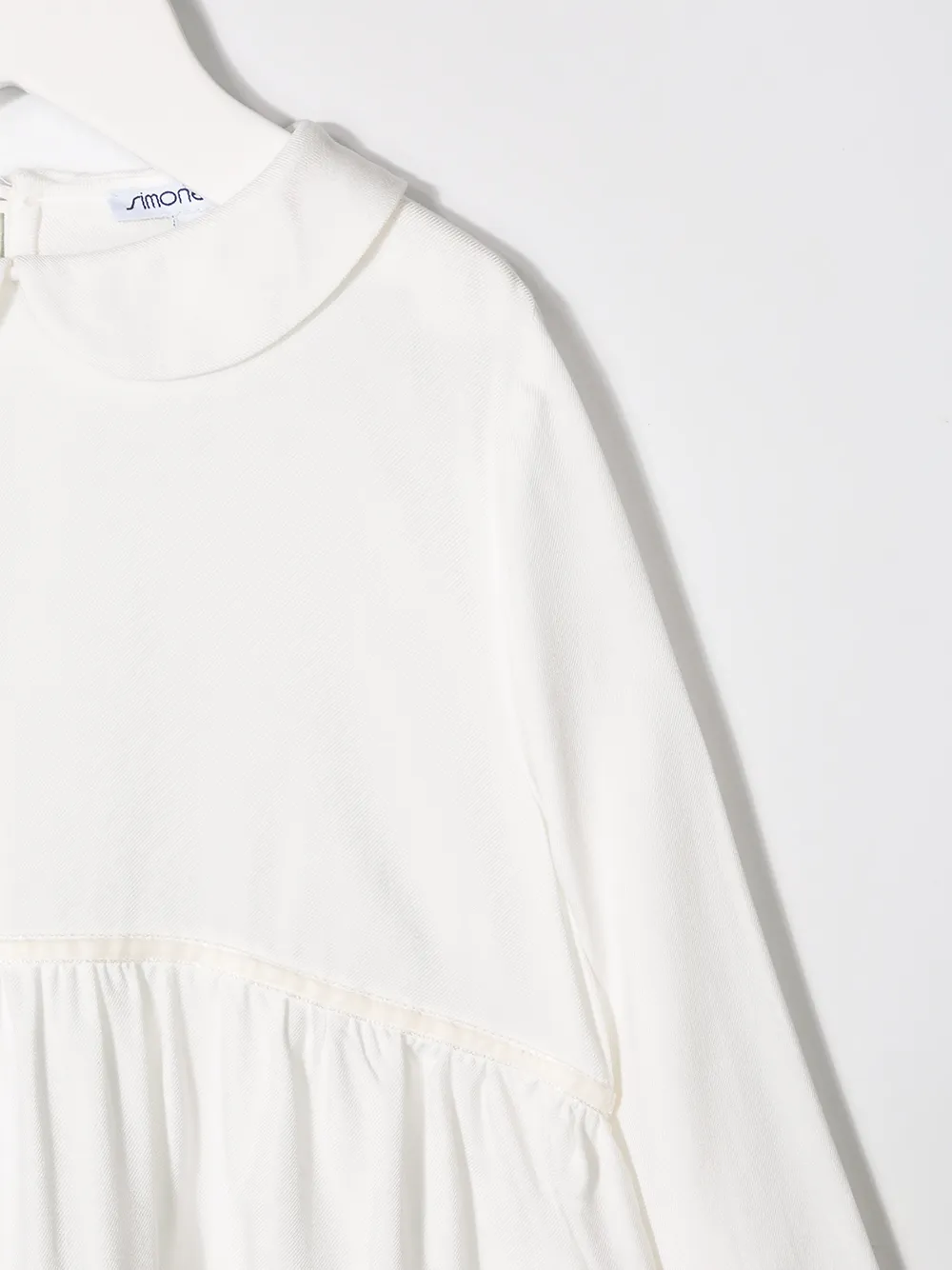 Simonetta Top met ruche Wit