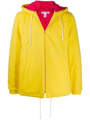 comme des garcons yellow hoodie