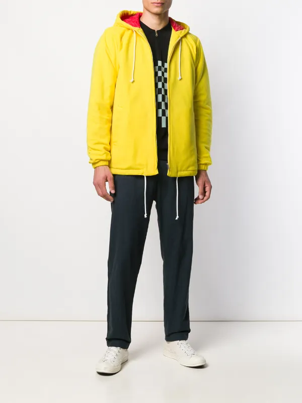 comme des garcons yellow hoodie