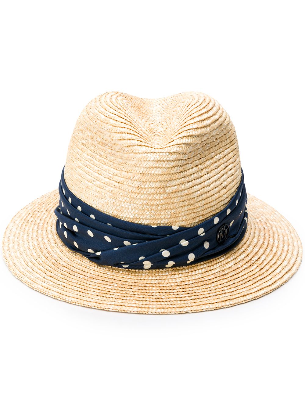 фото Maison michel плетеная шляпа-федора