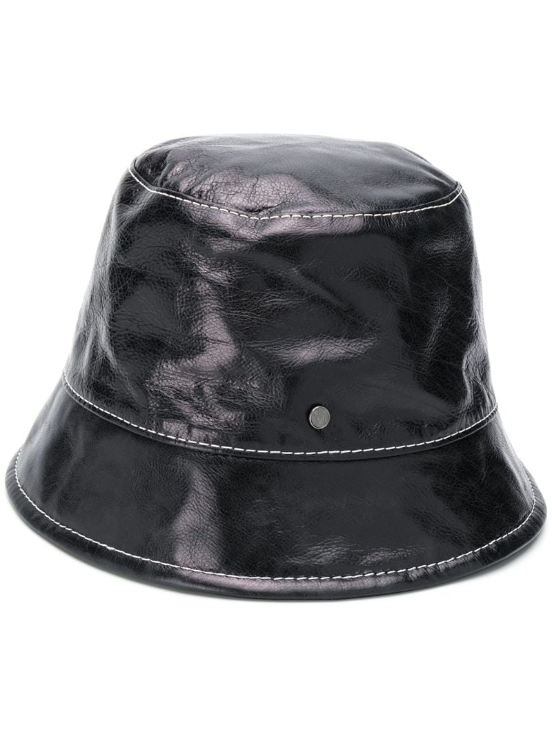 MAISON MICHEL SOUNA SOFT LEATHER BUCKET HAT