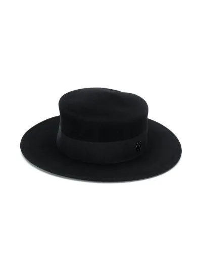 Maison Michel Kiki fedora hat black | MODES