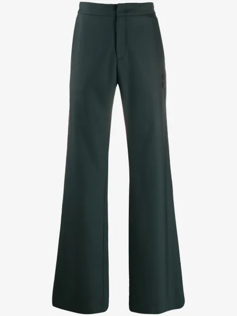 Off-White Hose mit weitem Bein