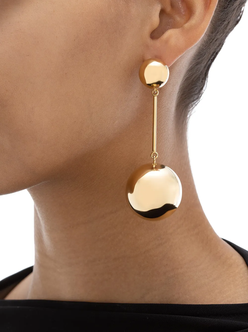  Jw Anderson Ohrringe Mit Kugel   Gold 