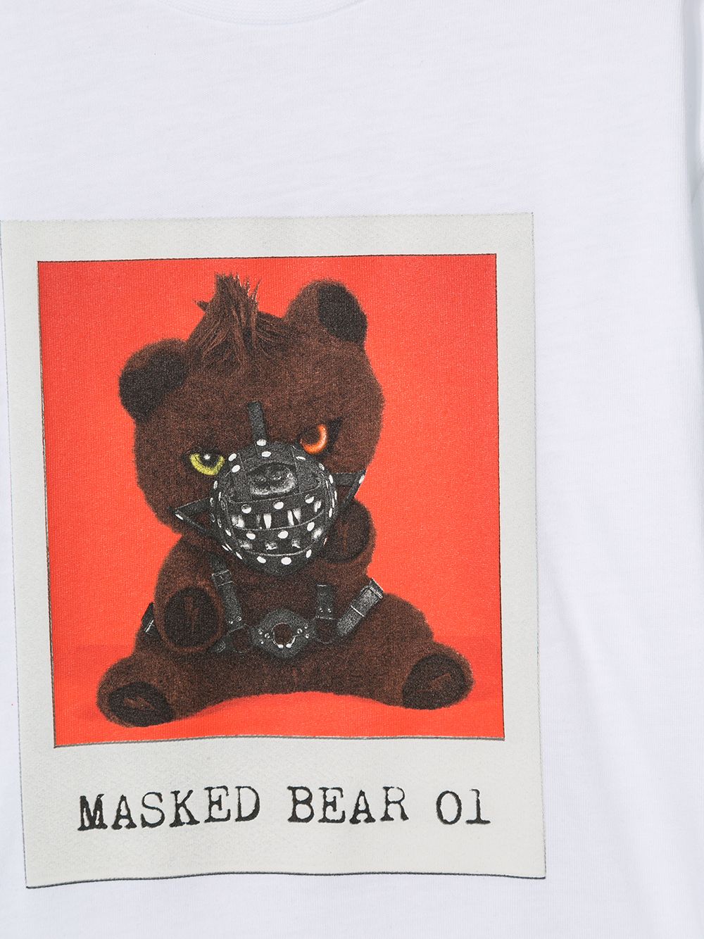 фото Neil Barrett Kids футболка Masked Bear 01