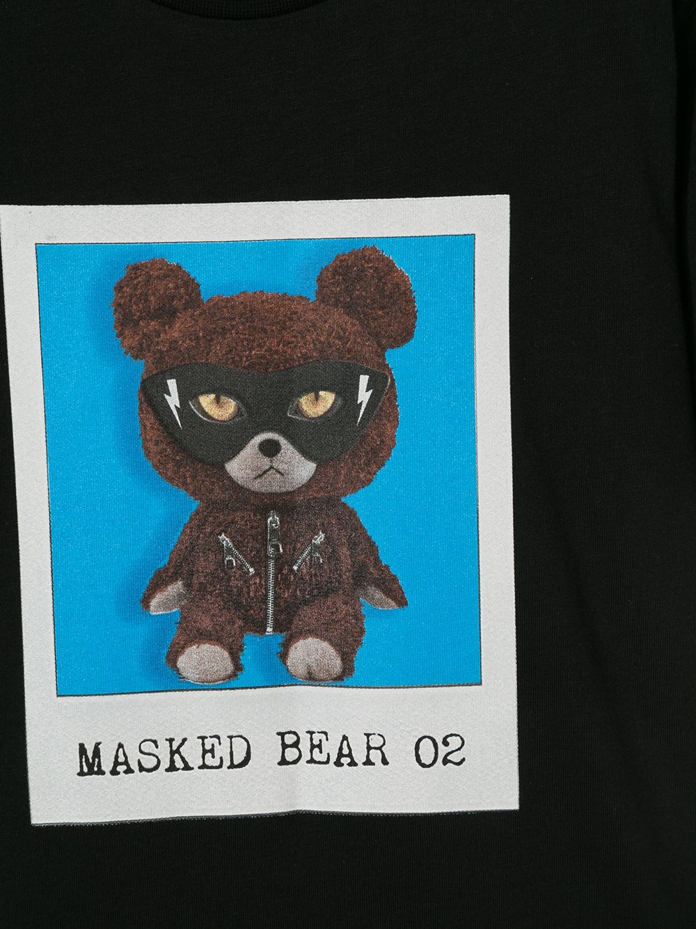 фото Neil Barrett Kids футболка Masked Bear 01