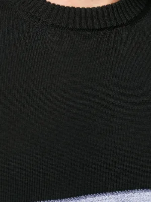 givenchy logo stripe sweater