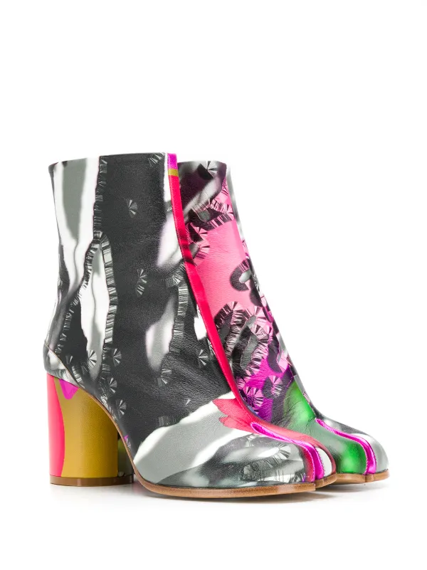 holographic tabi boots