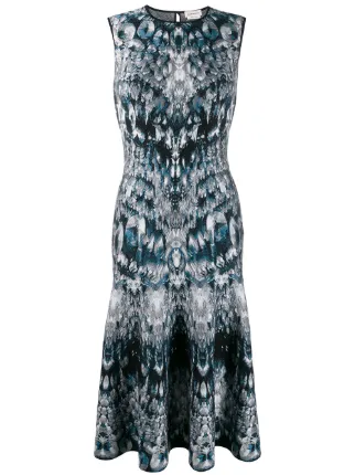 Alexander Mcqueen Intarsia Knit Dress 