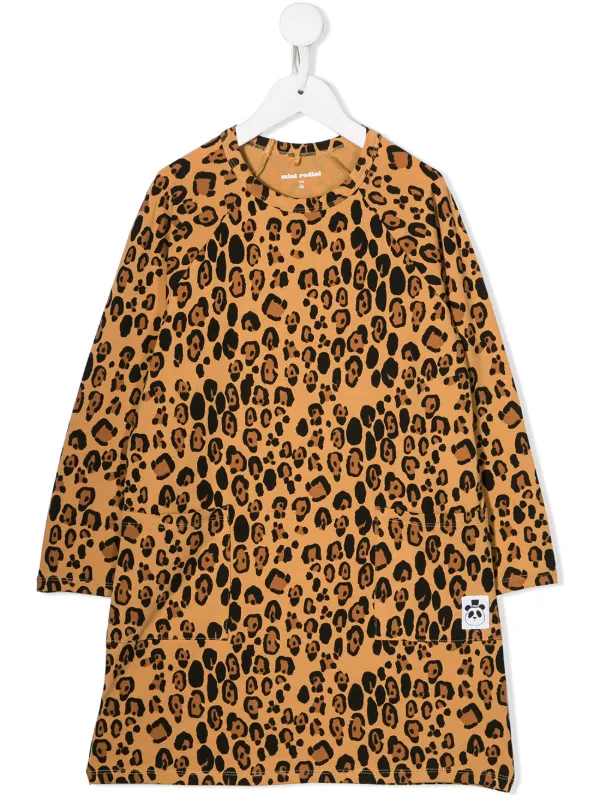 mini rodini leopard hoodie