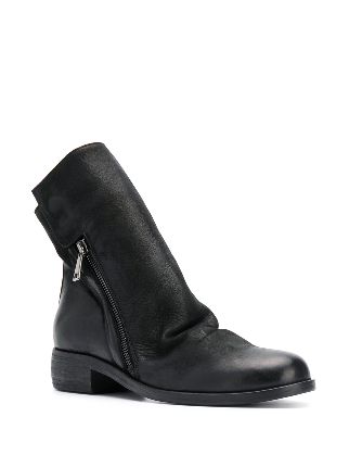 double zip low heel boots展示图