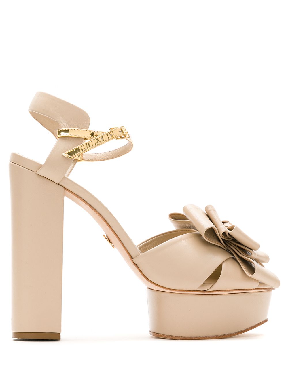 фото Andrea Bogosian leather platform sandals