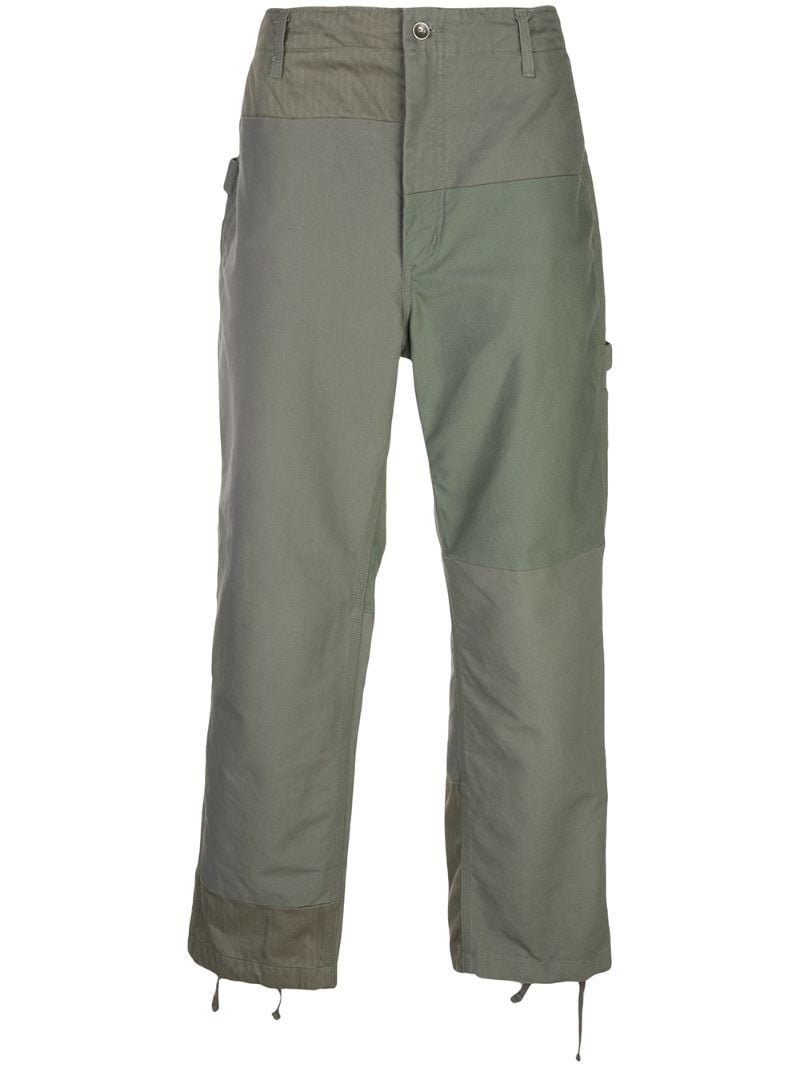 Engineered Garments Patchwork Trousers - Green