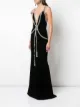 Marchesa embellished velvet gown