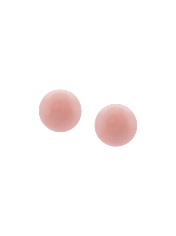 Irene Neuwirth 18kt Rose Gold Opal Sphere Stud Earrings in Pink