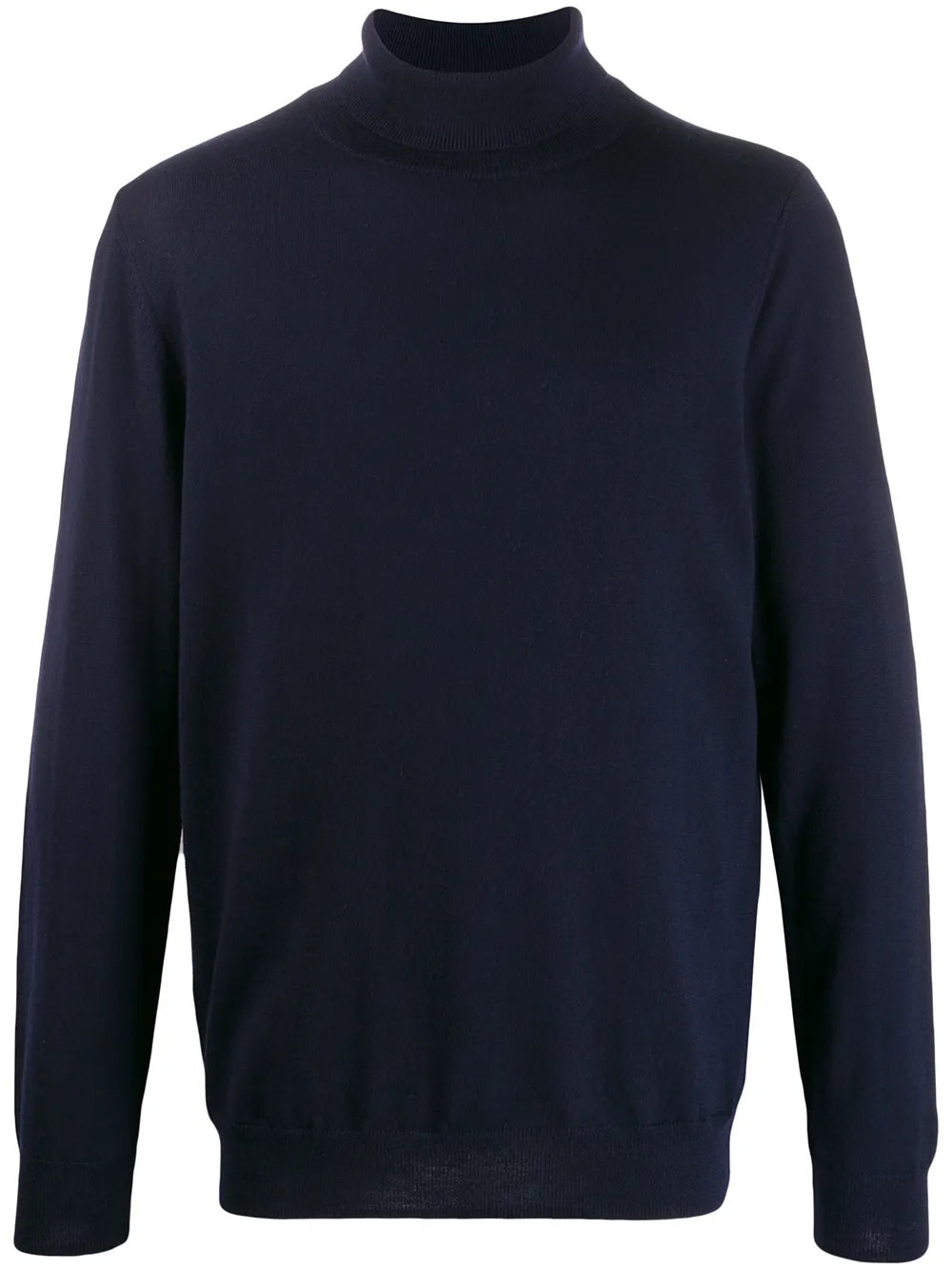 

A.P.C. suéter de canalé con cuello vuelto - Azul