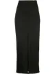 Image 1 of Fleur Du Mal front-slit ribbed skirt