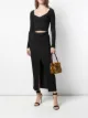 Image 2 of Fleur Du Mal front-slit ribbed skirt