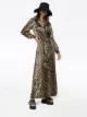 GANNI Maxikleid mit Animal-Print