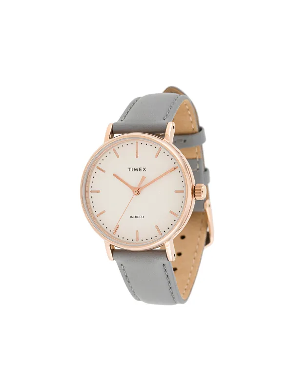 timex fairfield rose gold