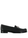 Ferragamo Gancini mocassin loafers - Black