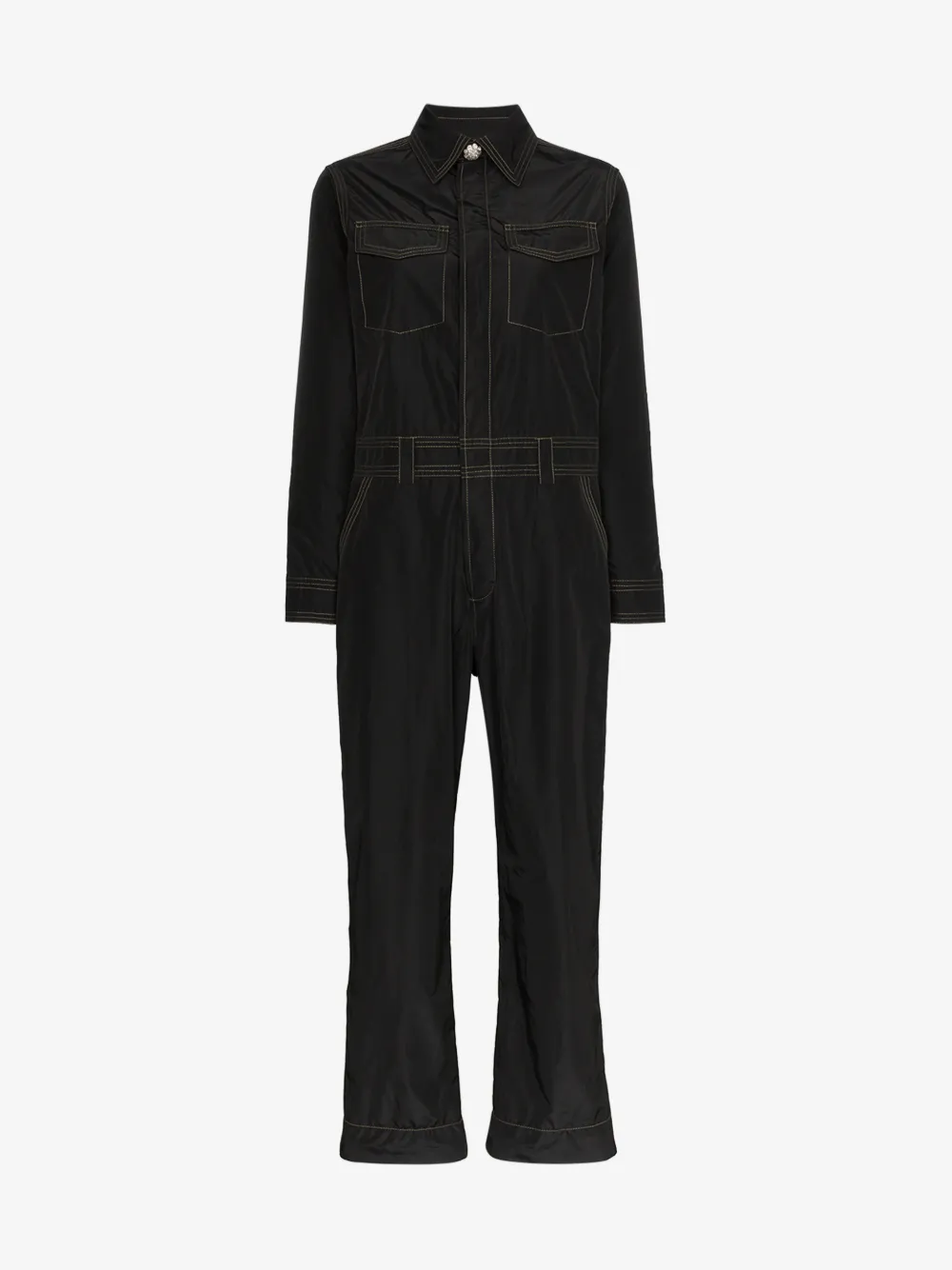 GANNI CONTRAST STITCH POCKET JUMPSUIT,F432514378921