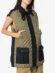 GANNI contrast detail gilet