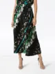 Erdem Nolana pleated floral midi skirt