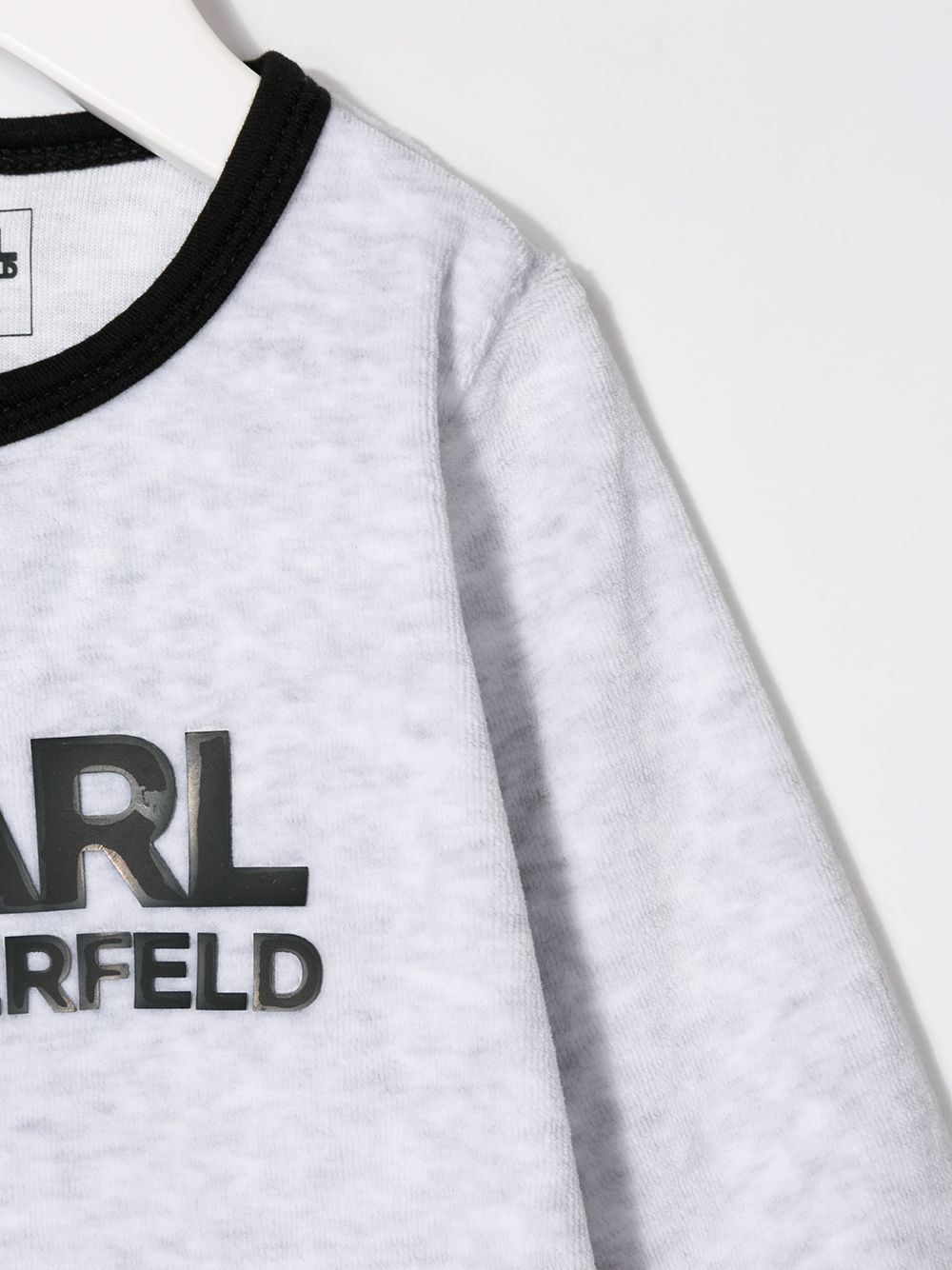 фото Karl lagerfeld kids комплект из комбинезона и кардигана с логотипом