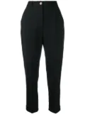 Dolce & Gabbana cropped cigarette pants - Black