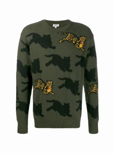 tiger intarsia jumper | Kenzo | Eraldo.com
