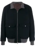 Barba padded interior jacket - Blue