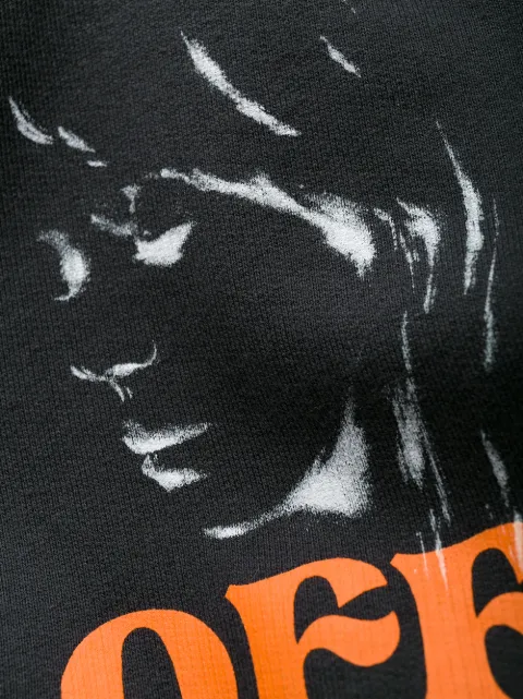 Off-White Face Print Hoodie | Farfetch.com