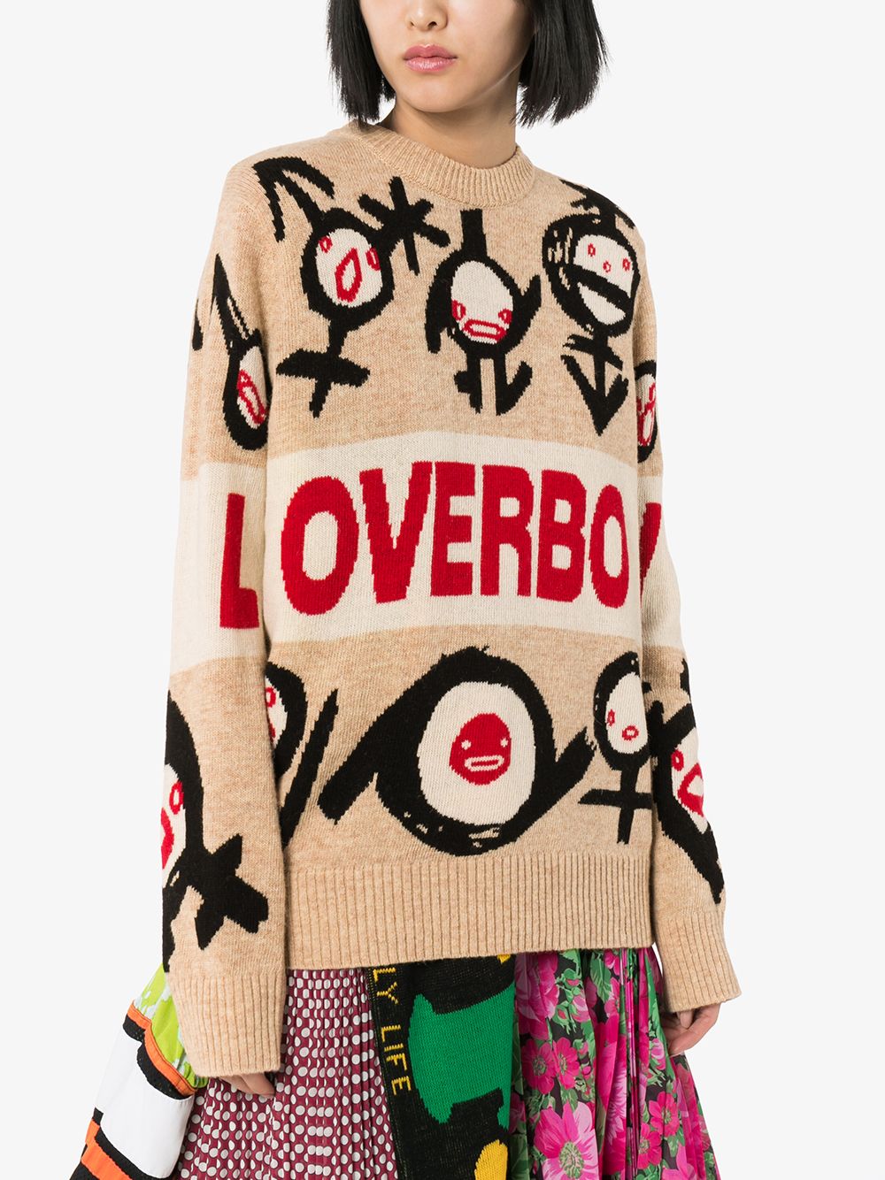 фото Charles jeffrey loverboy трикотажный свитер с логотипом