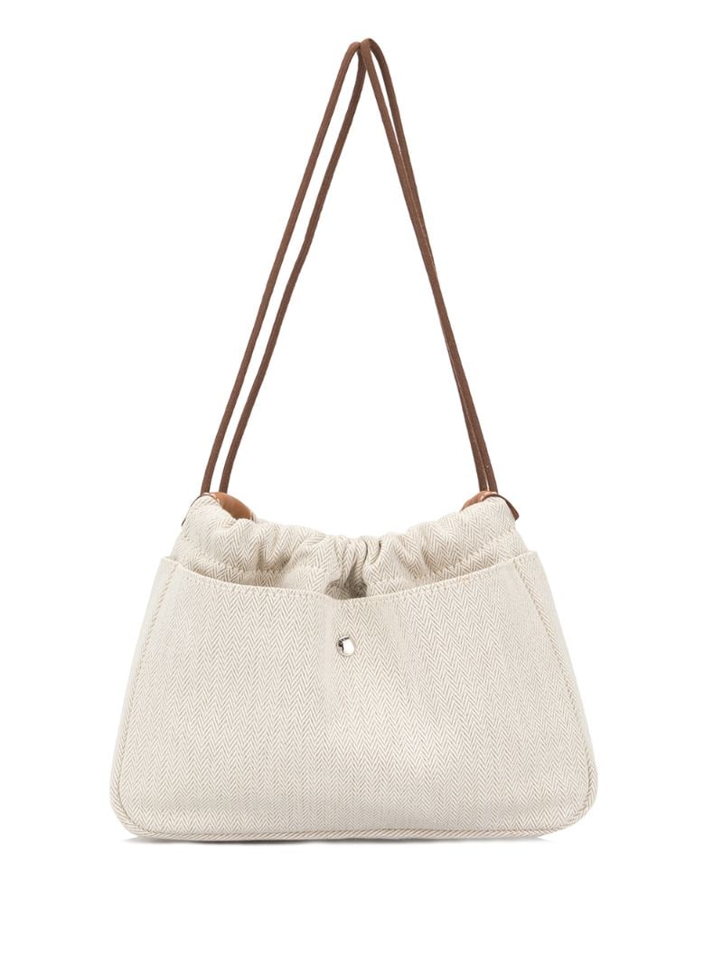 Pre-Owned Hermes Fourbi 20 Pouch Bag In White | ModeSens