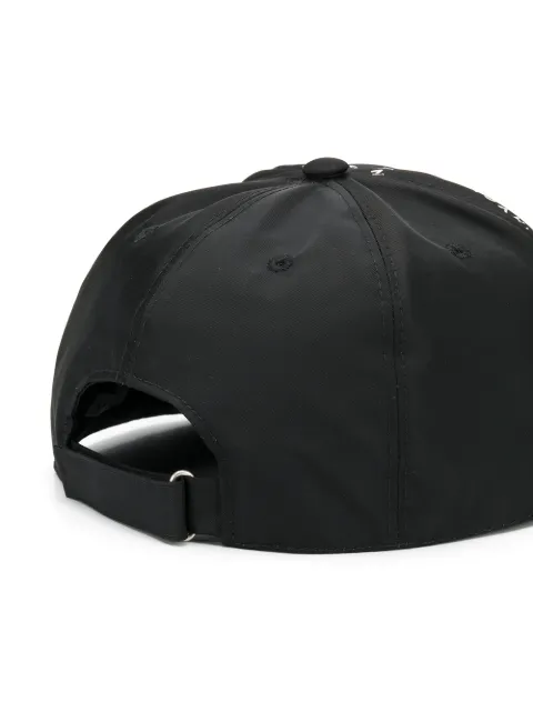GIVENCHY WAVES LOGO PRINT BASEBALL HAT