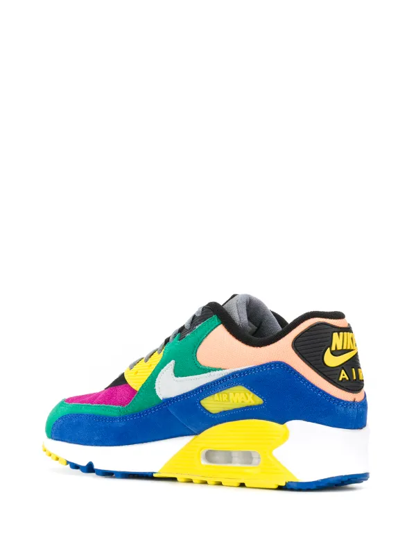 Air max 90 on sale blue and yellow