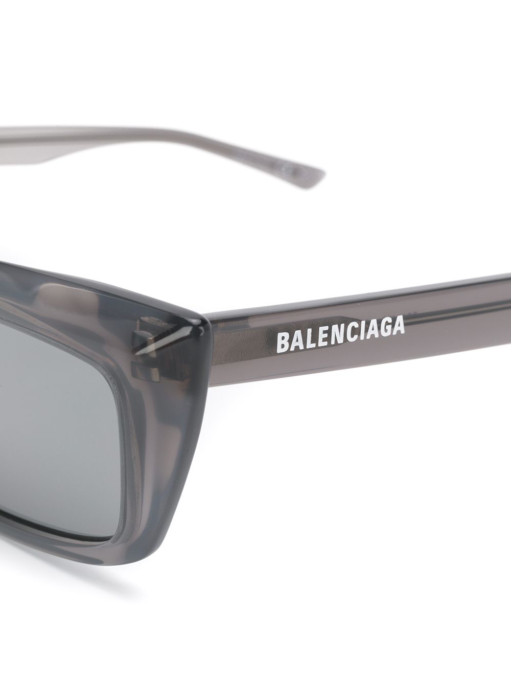 фото Balenciaga eyewear солнцезащитные очки в прямоугольной оправе