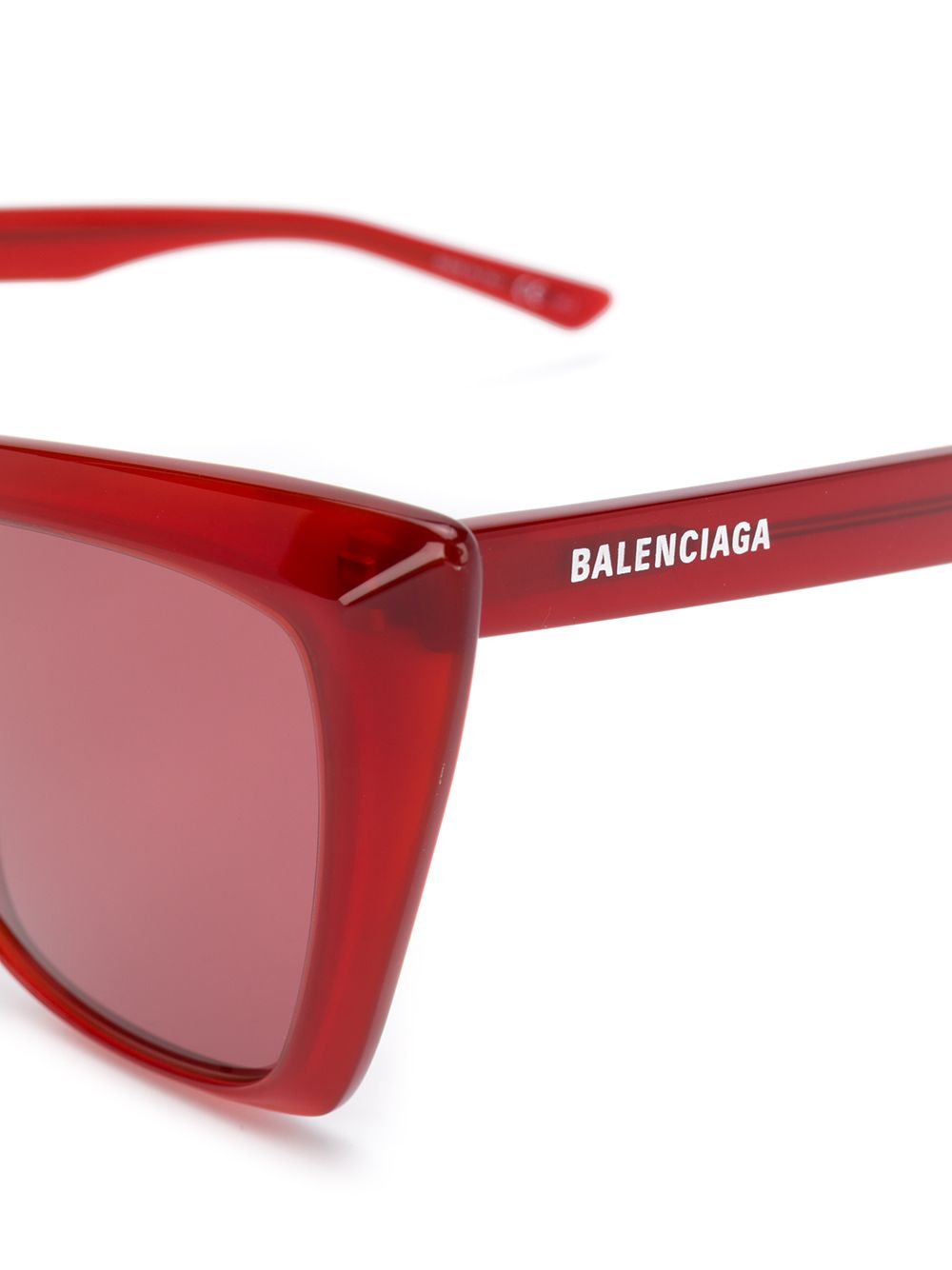 фото Balenciaga eyewear массивные солнцезащитные очки