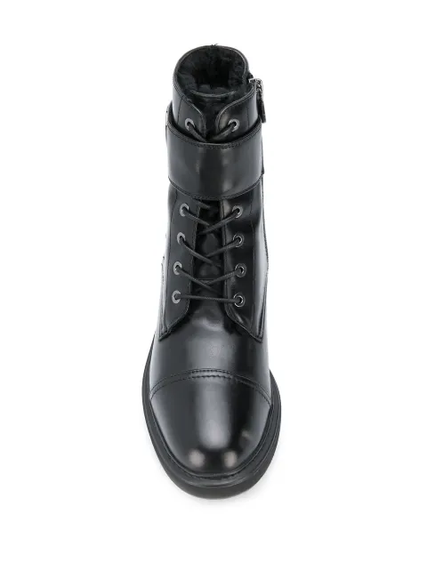 armani combat boots